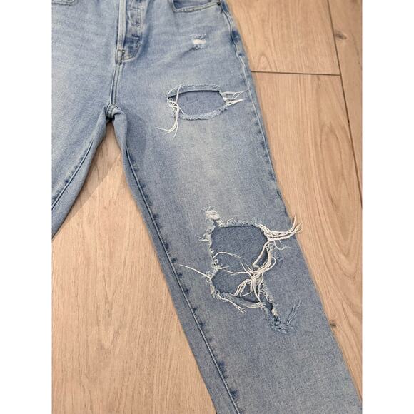 PacSun Women’s High Rise Straight Jeans Size 27 Light wash - Picture 6 of 10